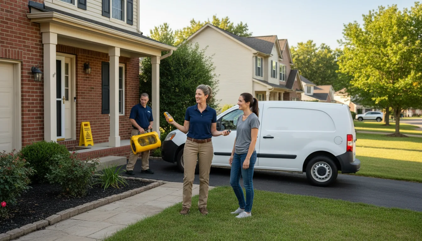 Residential water damage restoration in South Laurel, MD